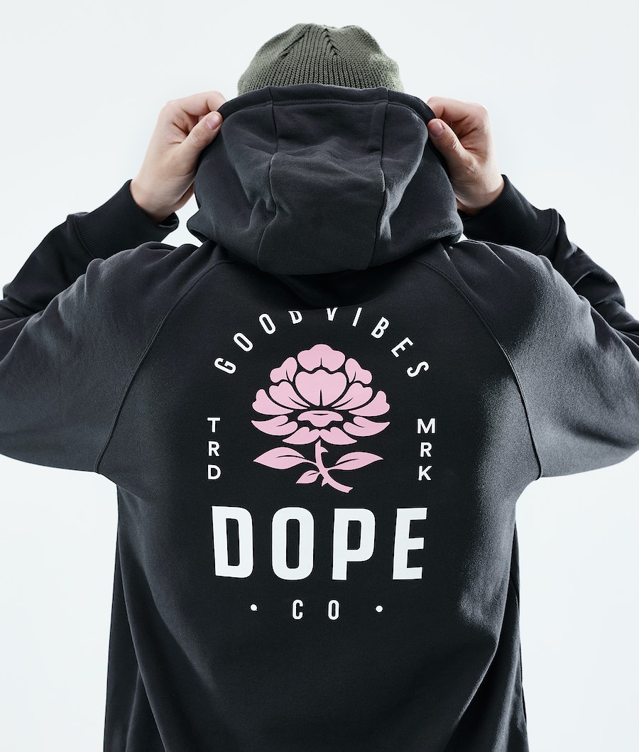 Dope Daily Rose Hoodie Herren Schwarz | SV1304897