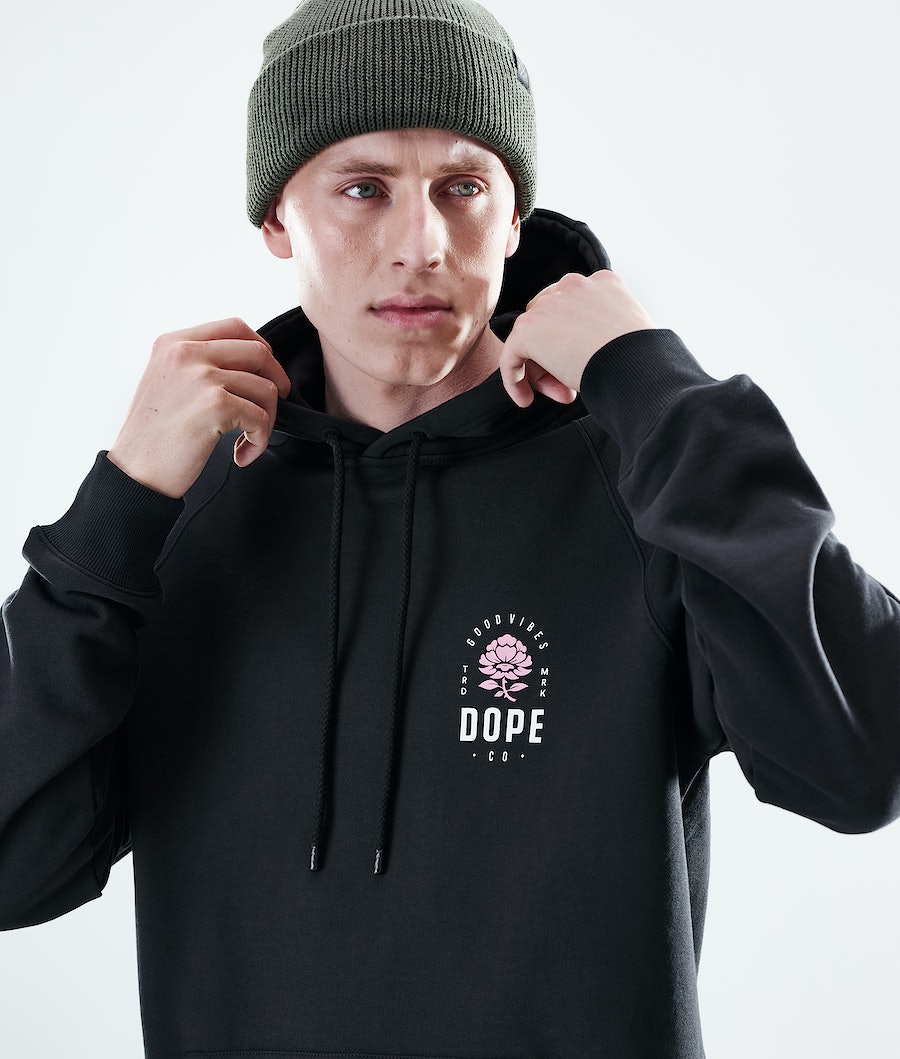 Dope Daily Rose Hoodie Herren Schwarz | SV1304897