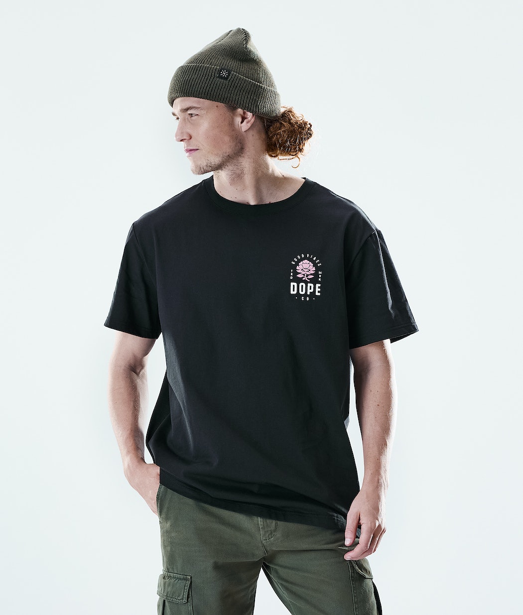 Dope Daily Rose T-Shirts Herren Schwarz | SJ6849712