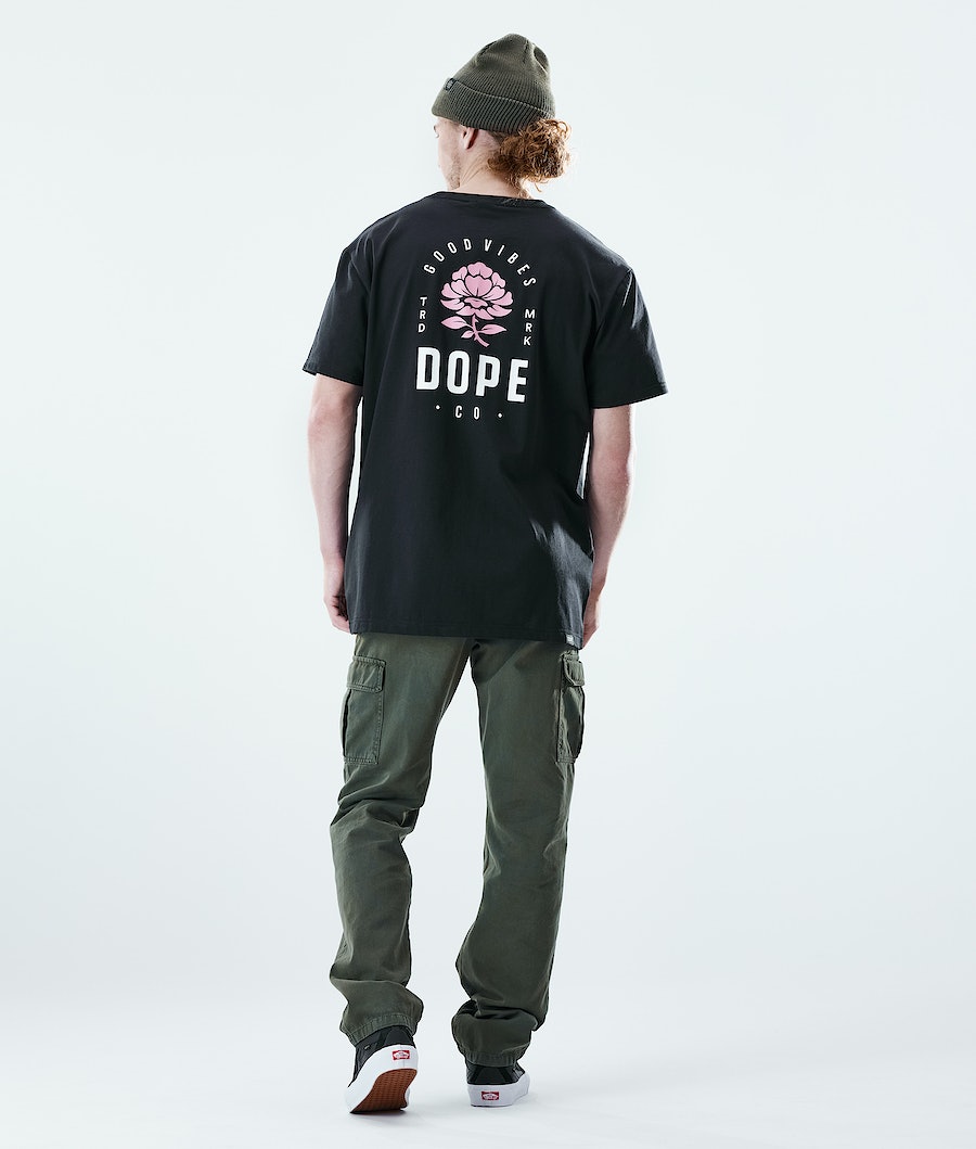 Dope Daily Rose T-Shirts Herren Schwarz | SJ6849712