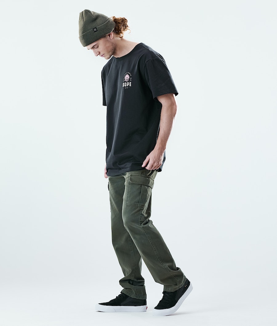 Dope Daily Rose T-Shirts Herren Schwarz | SJ6849712
