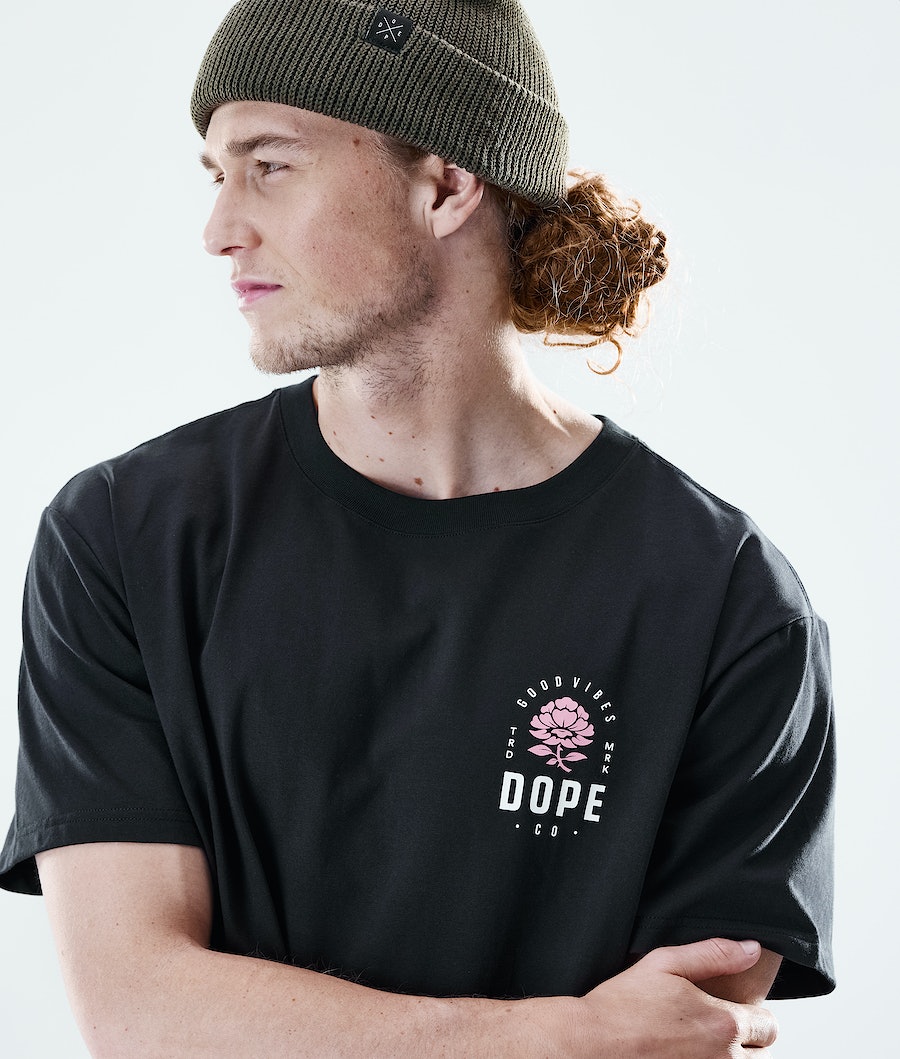 Dope Daily Rose T-Shirts Herren Schwarz | SJ6849712