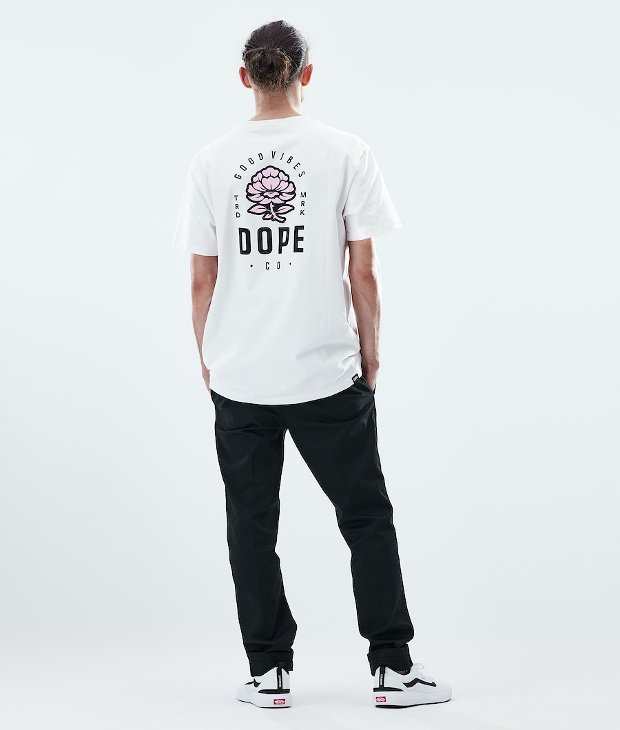 Dope Daily Rose T-Shirts Herren Weiß | TG0678925