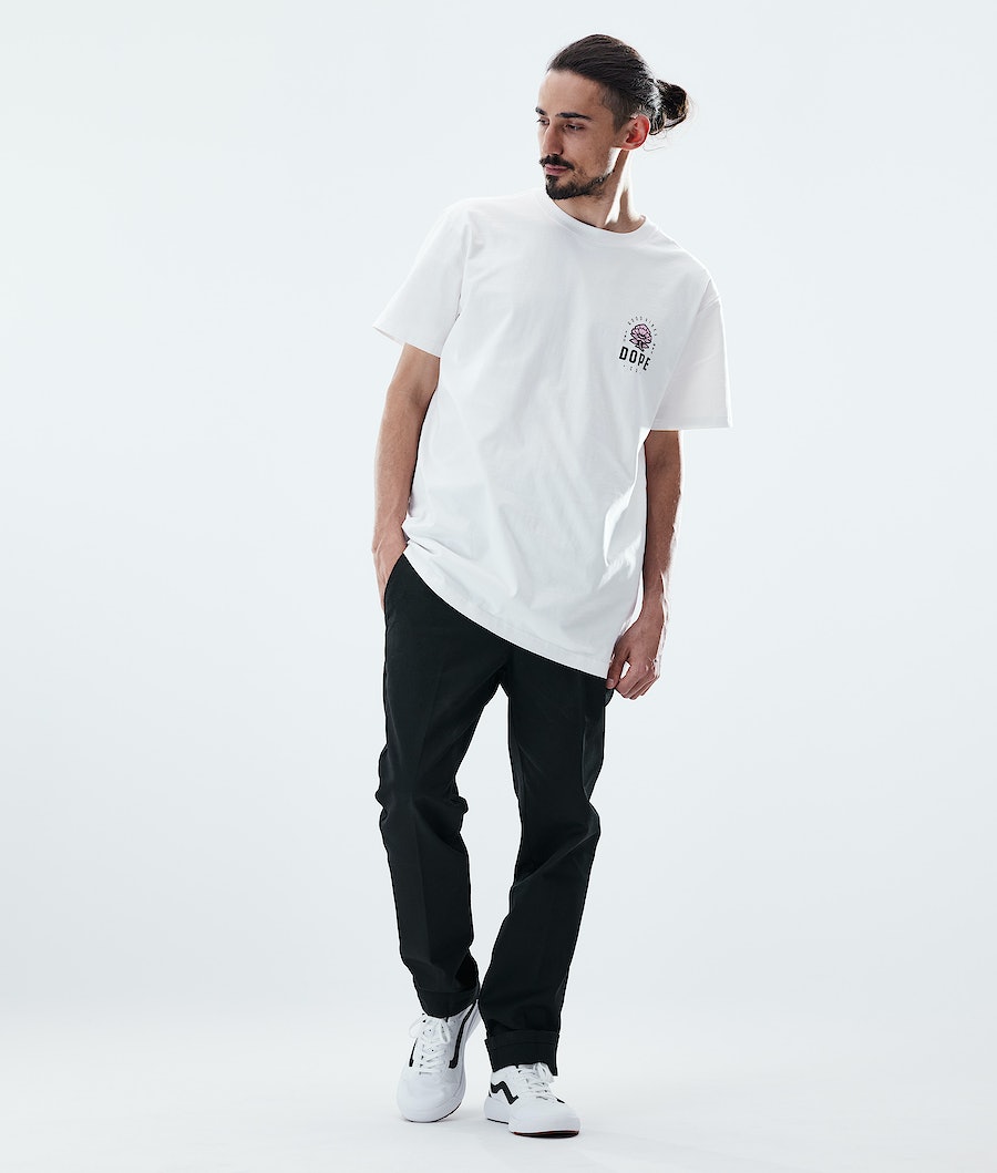 Dope Daily Rose T-Shirts Herren Weiß | TG0678925