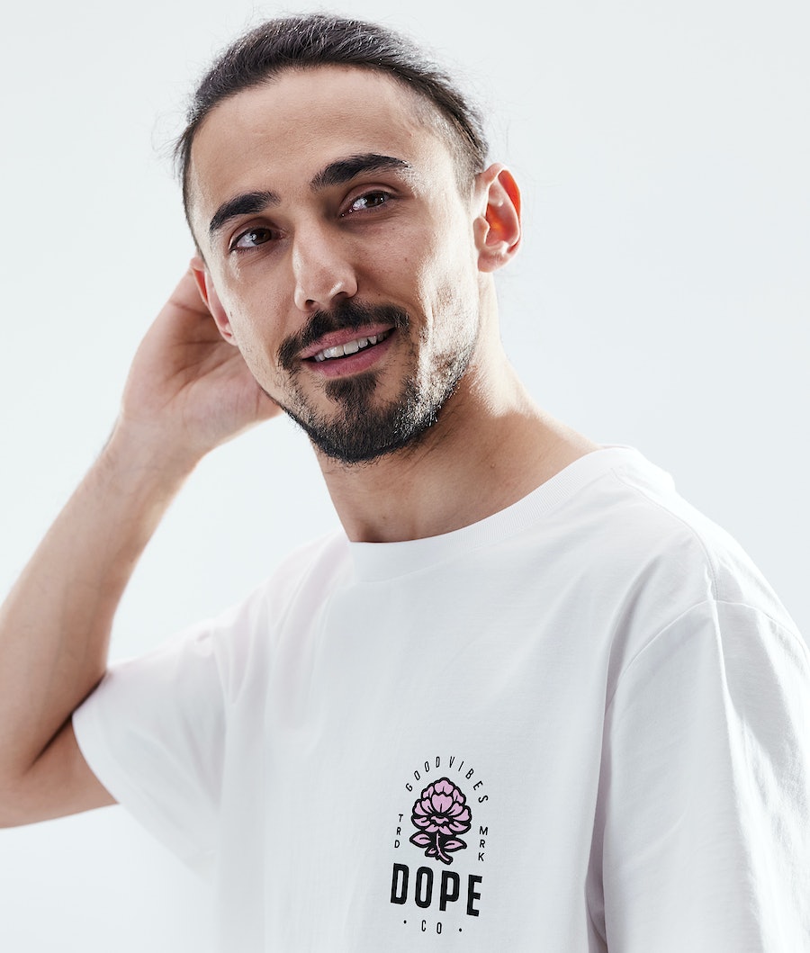 Dope Daily Rose T-Shirts Herren Weiß | TG0678925