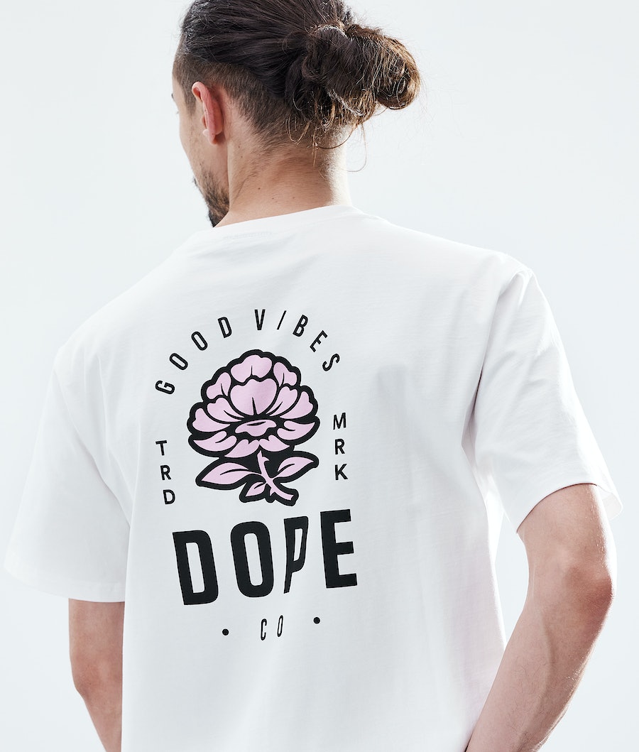 Dope Daily Rose T-Shirts Herren Weiß | TG0678925