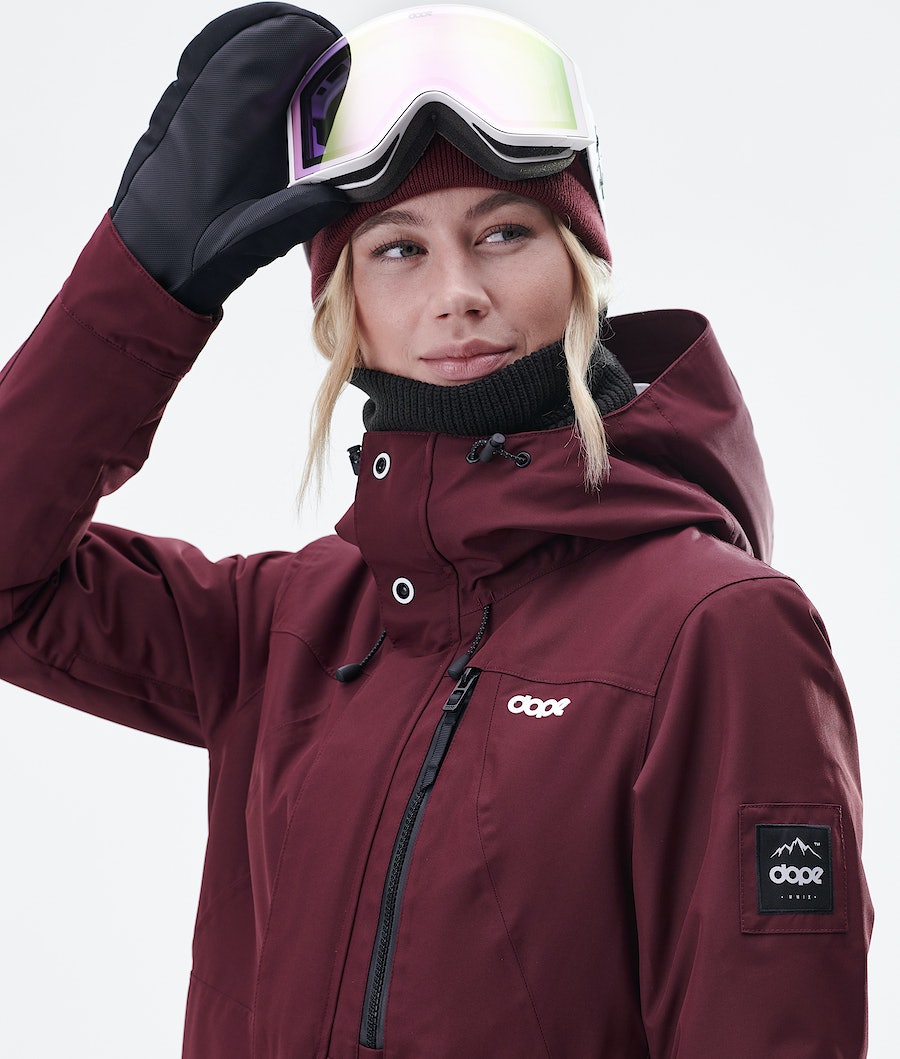 Dope Divine W Snowboardjacke Damen Bordeaux | TK1859403