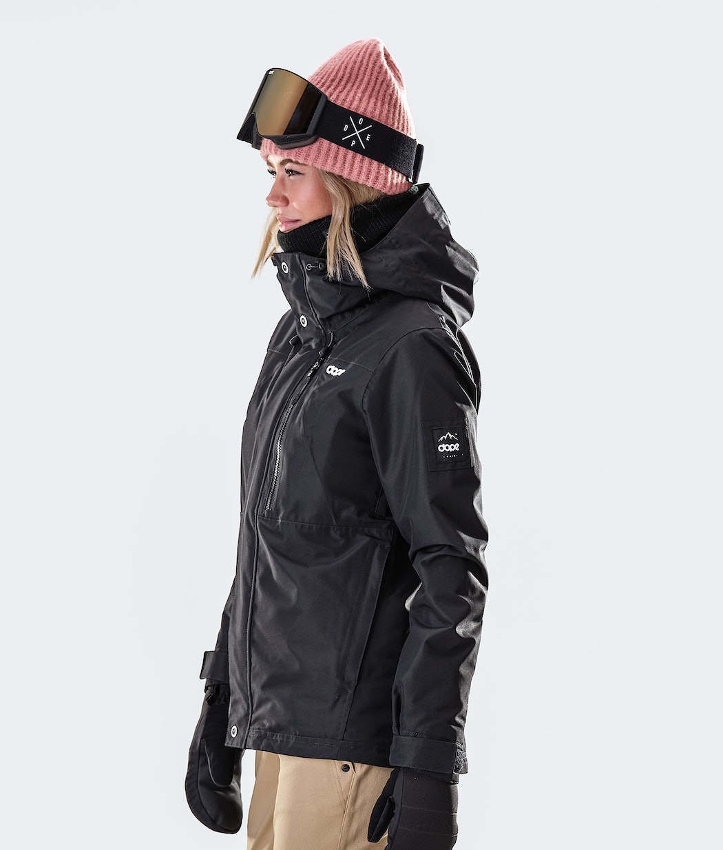 Dope Divine W Snowboardjacke Damen Schwarz | UO5286741