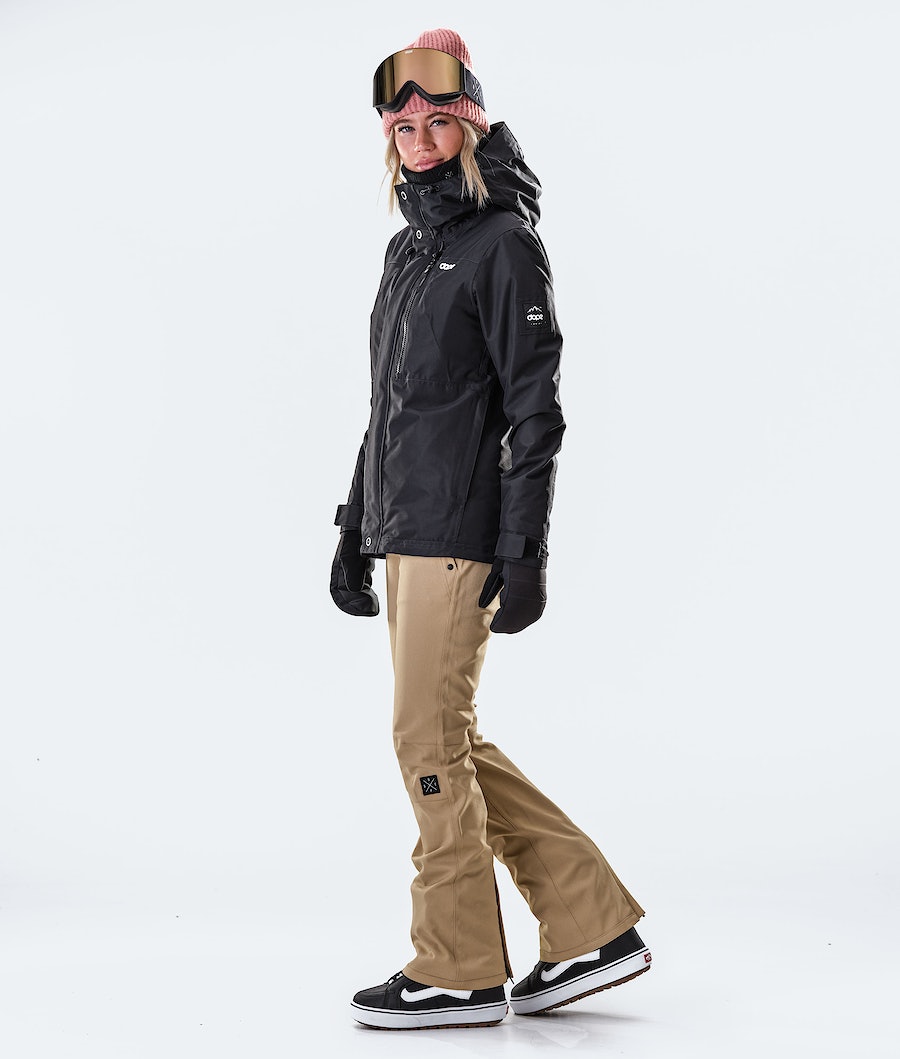 Dope Divine W Snowboardjacke Damen Schwarz | UO5286741