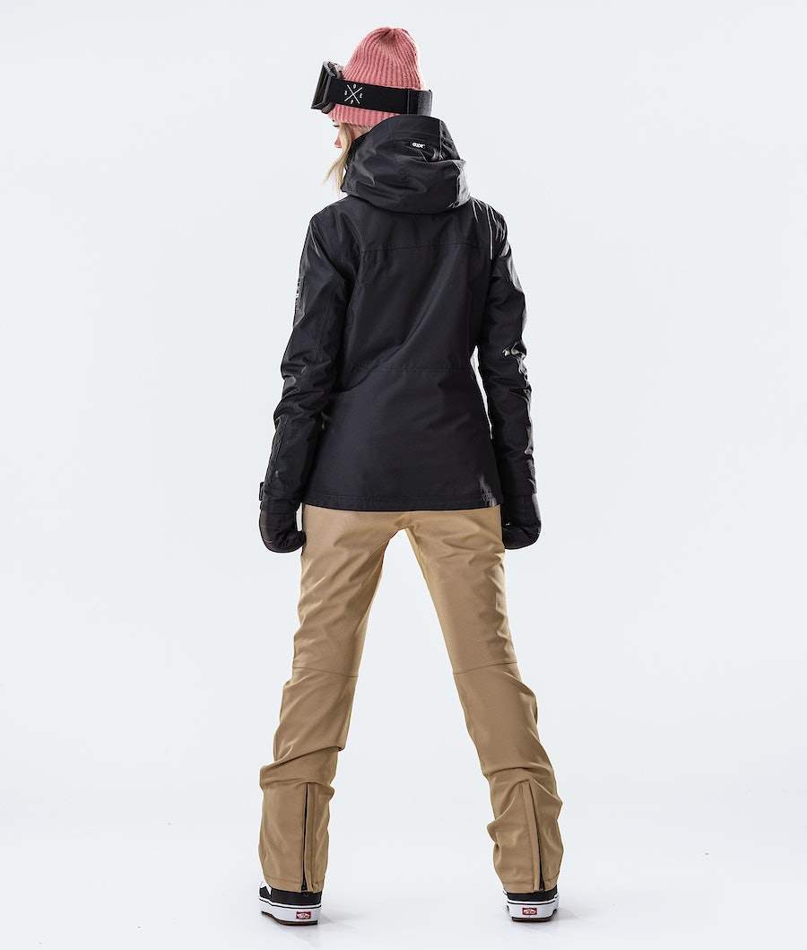 Dope Divine W Snowboardjacke Damen Schwarz | UO5286741
