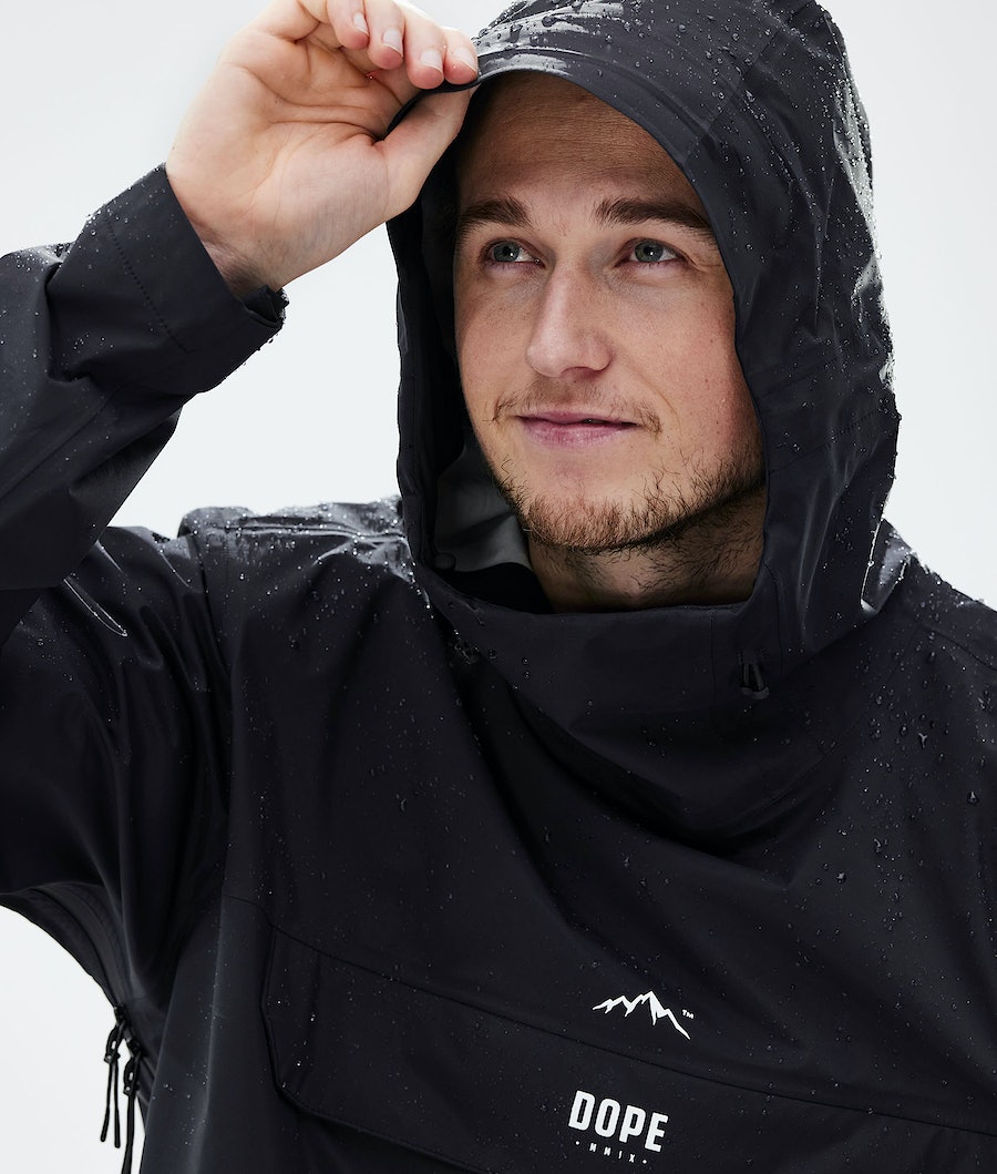Dope Downpour Regenjacke Herren Schwarz | GA2537498