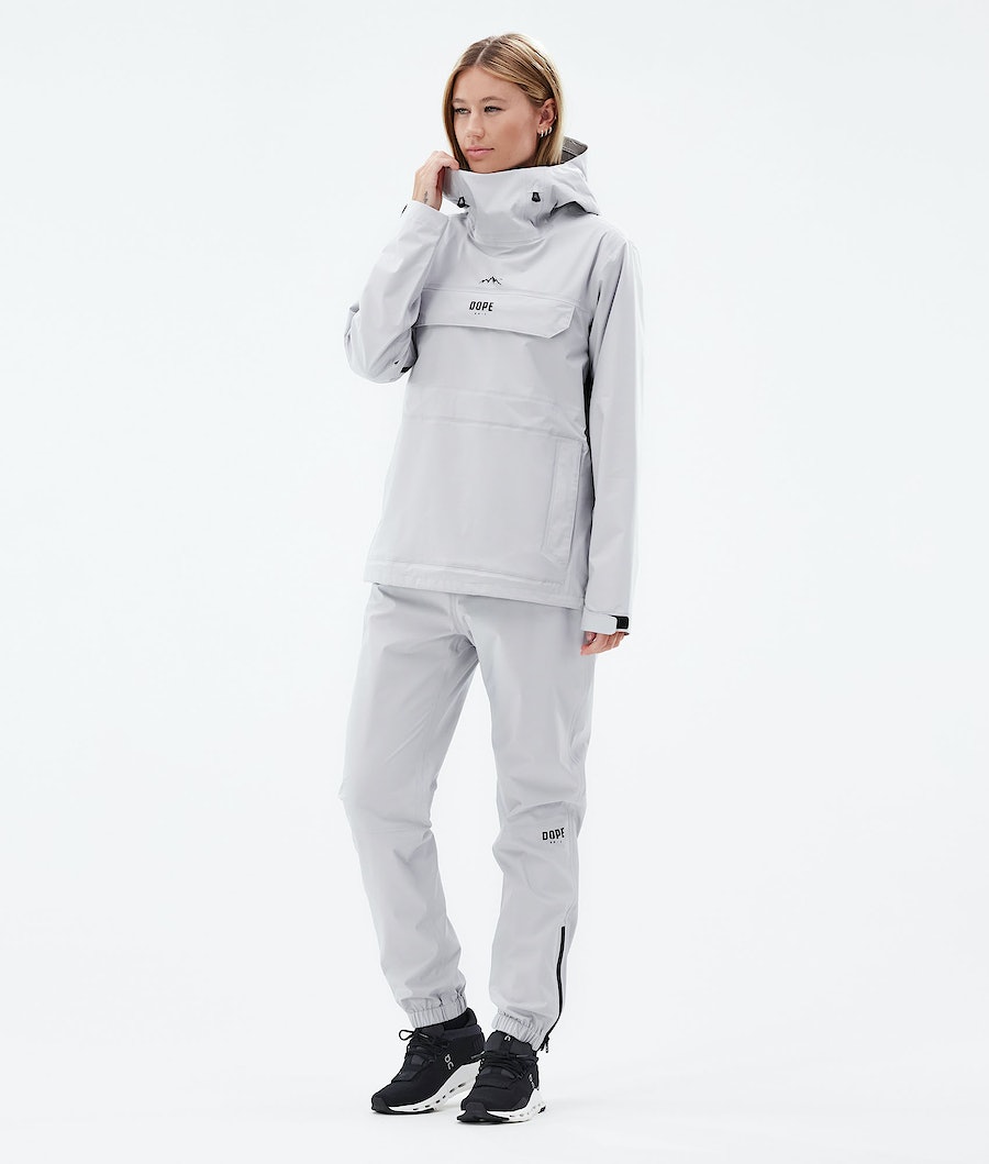 Dope Downpour W Regenhose Damen Hellgrau | JE8237951