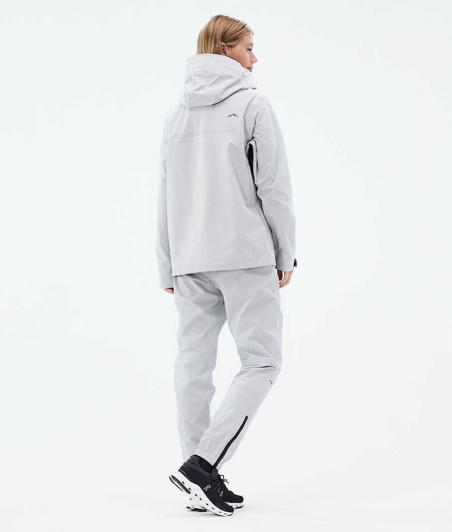 Dope Downpour W Regenjacke Damen Hellgrau | IZ8743106