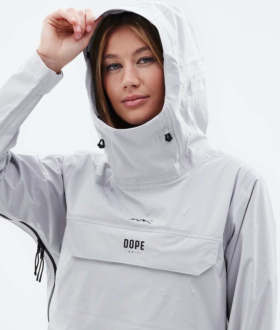 Dope Downpour W Regenjacke Damen Hellgrau | IZ8743106