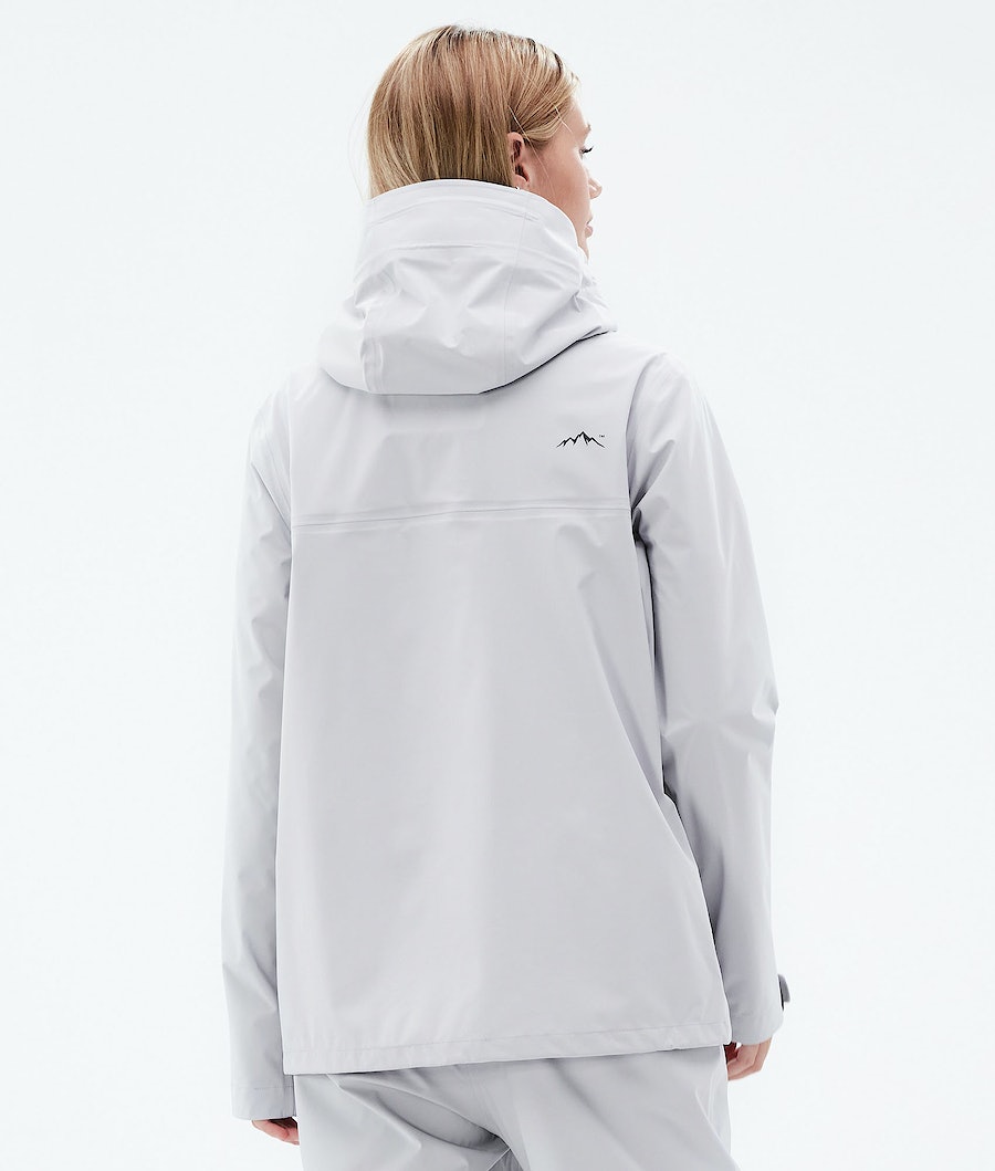 Dope Downpour W Regenjacke Damen Hellgrau | IZ8743106