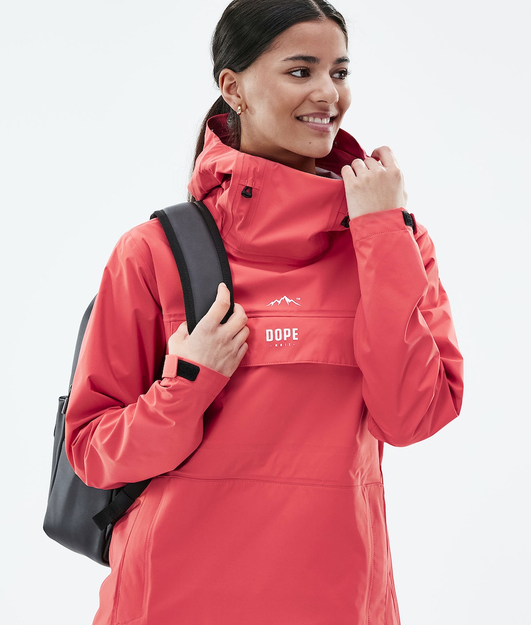 Dope Downpour W Regenjacke Damen Koralle | FM7134028