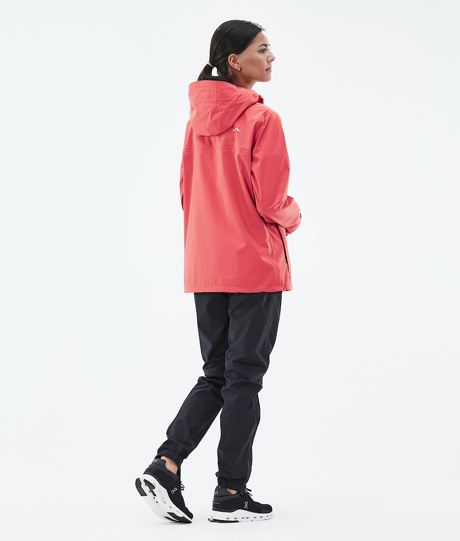 Dope Downpour W Regenjacke Damen Koralle | FM7134028