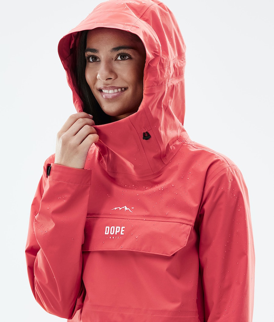 Dope Downpour W Regenjacke Damen Koralle | FM7134028