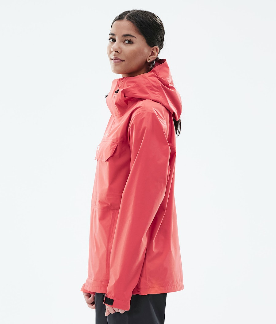 Dope Downpour W Regenjacke Damen Koralle | FM7134028
