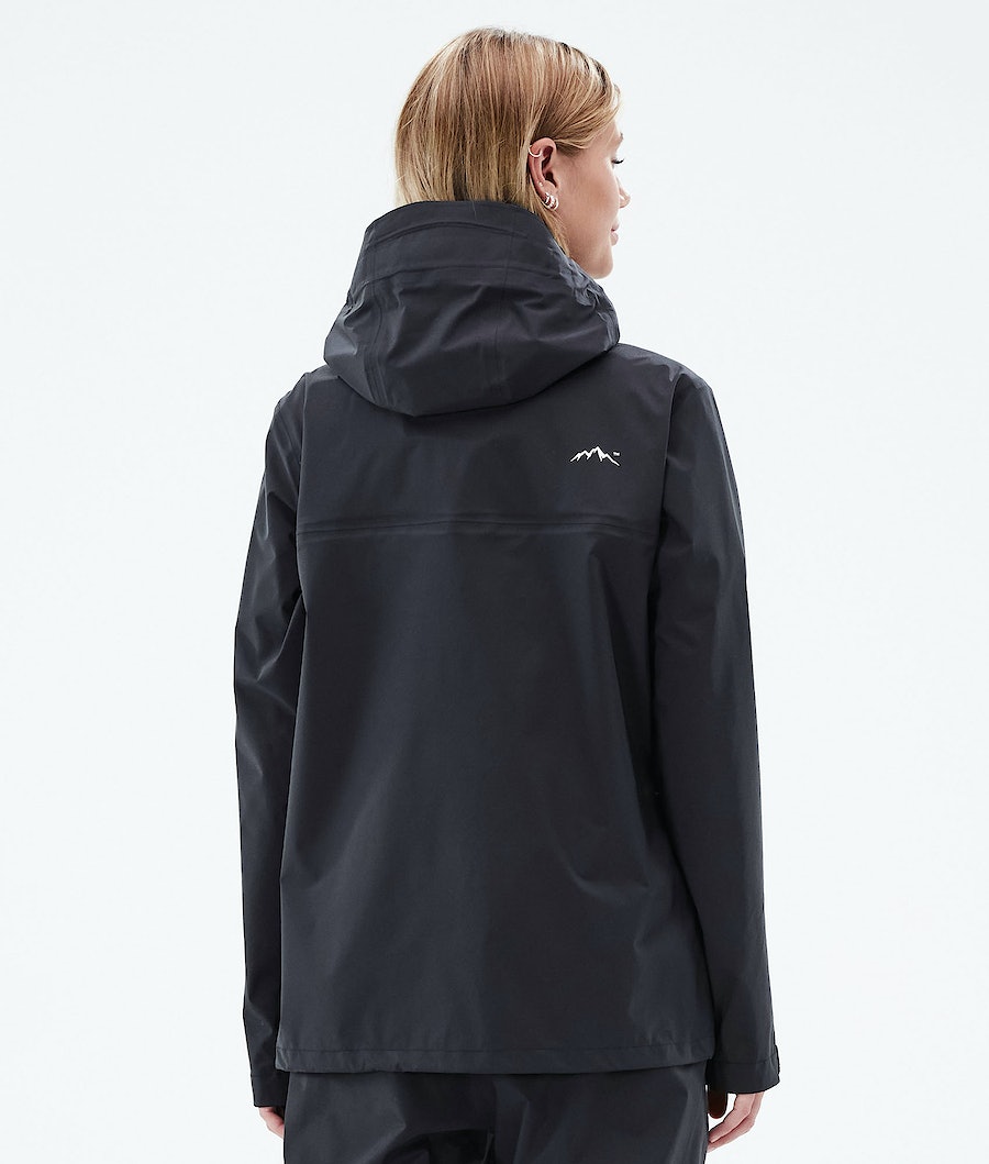 Dope Downpour W Regenjacke Damen Schwarz | LV8349201