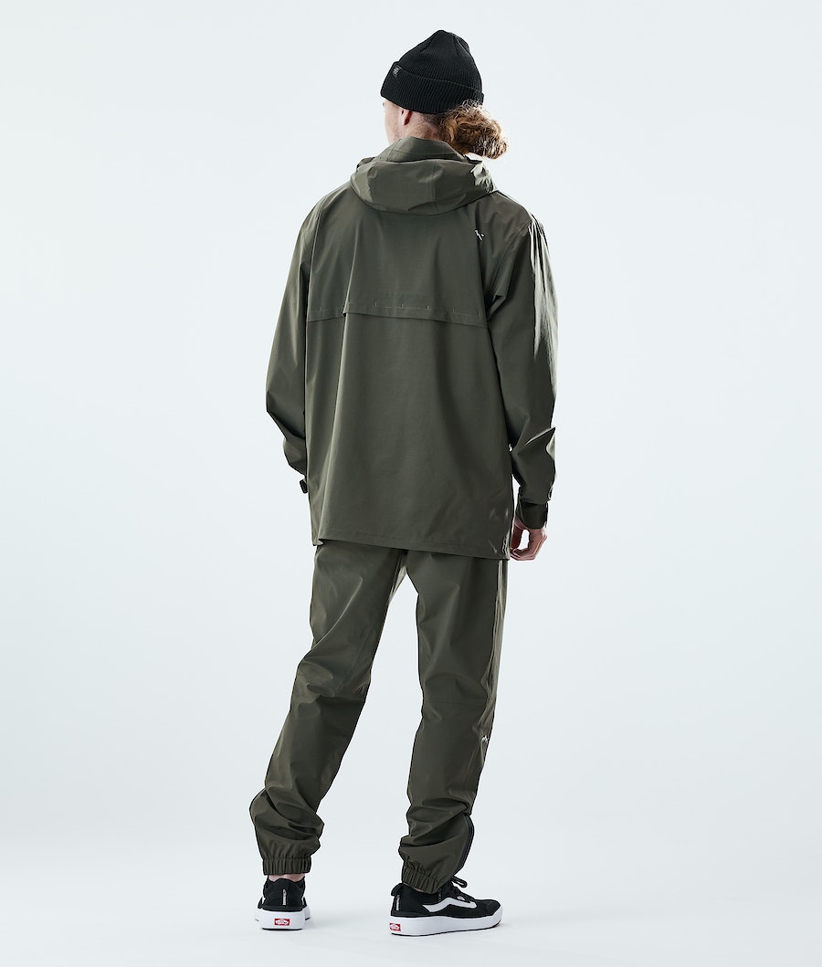 Dope Drizzard Regenhose Herren Olivgrün Grün | IB3712406