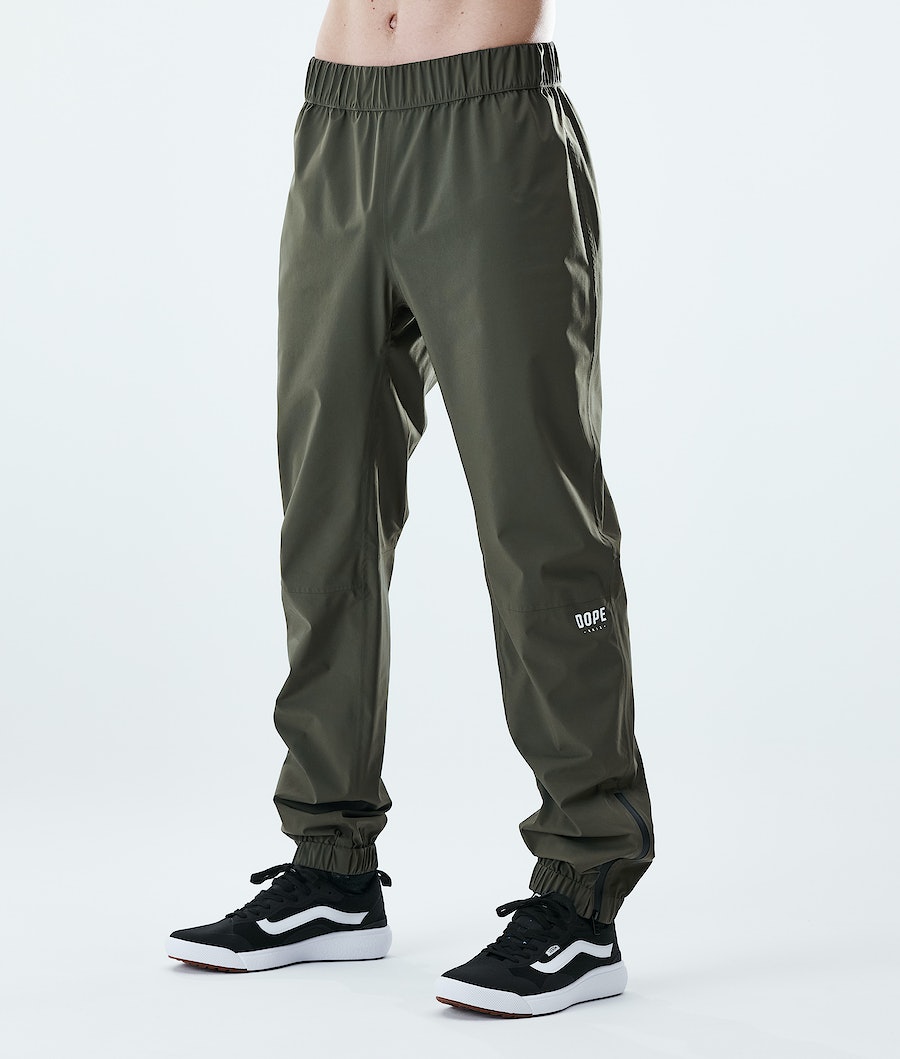 Dope Drizzard Regenhose Herren Olivgrün Grün | IB3712406