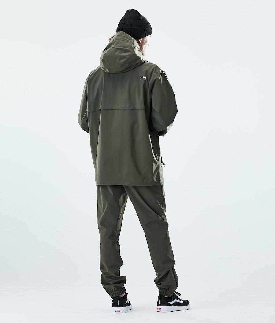 Dope Drizzard Regenjacke Herren Olivgrün Grün | KV7315690