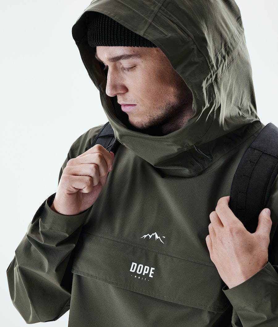 Dope Drizzard Regenjacke Herren Olivgrün Grün | KV7315690