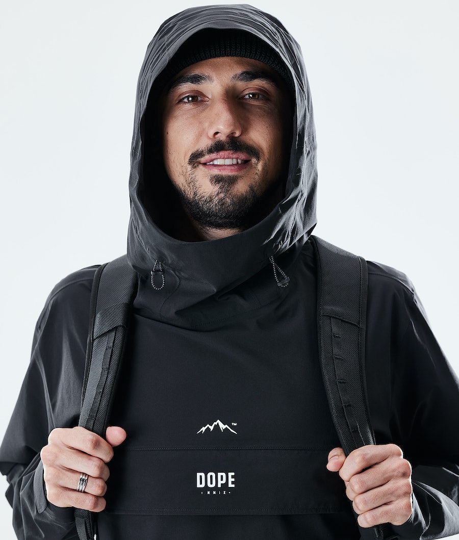 Dope Drizzard Regenjacke Herren Schwarz | VJ6173028