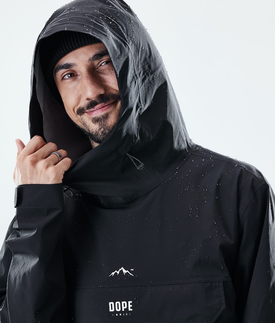 Dope Drizzard Regenjacke Herren Schwarz | VJ6173028