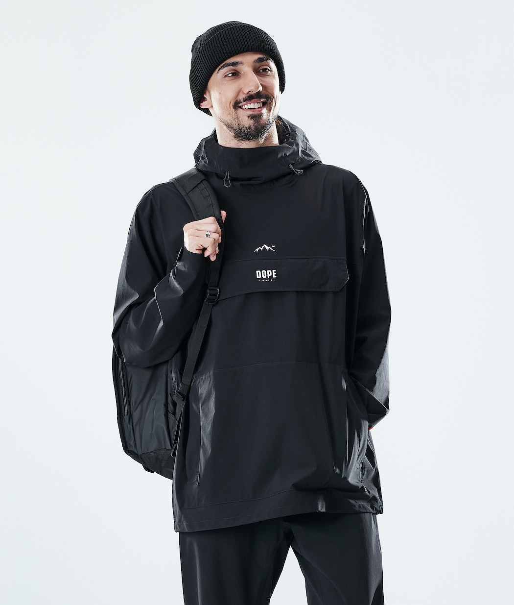 Dope Drizzard Regenjacke Herren Schwarz | VJ6173028