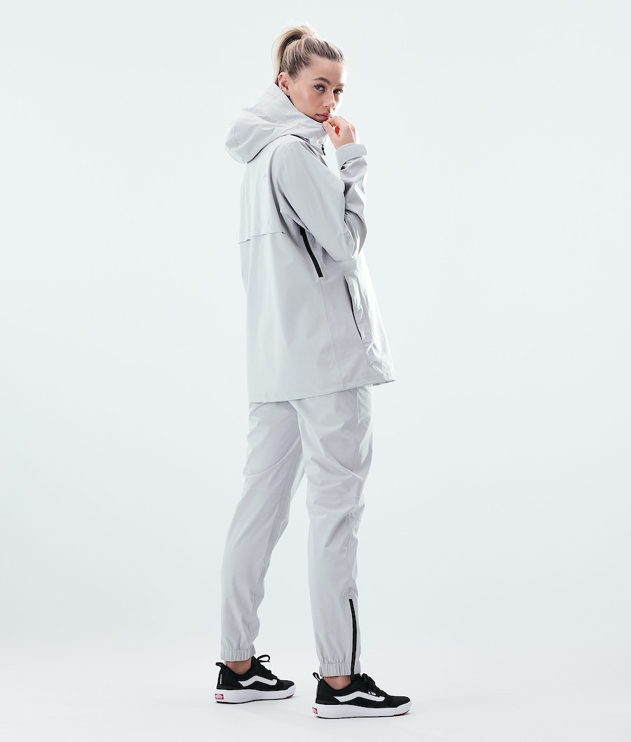 Dope Drizzard W Regenhose Damen Hellgrau | MC3204691
