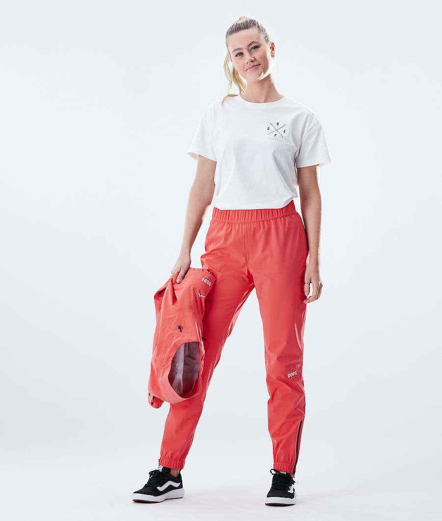 Dope Drizzard W Regenhose Damen Koralle | WY1023546