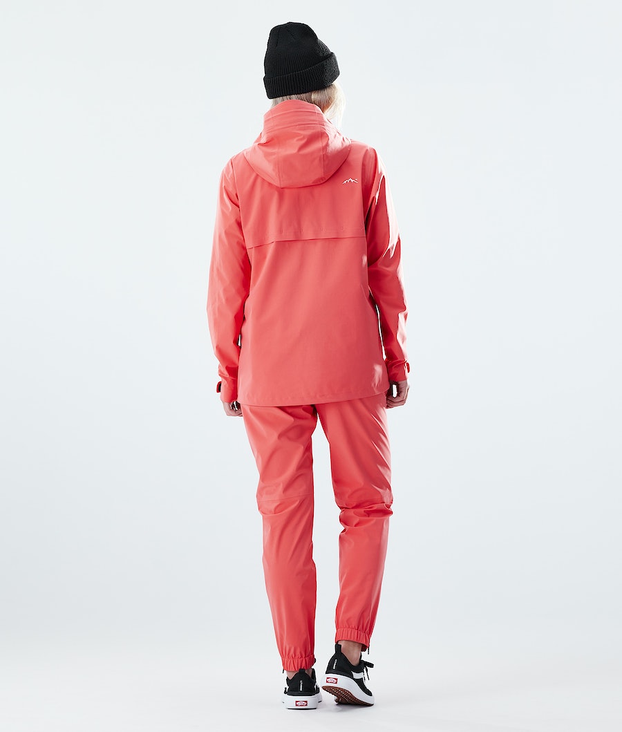 Dope Drizzard W Regenjacke Damen Koralle | RZ0543291