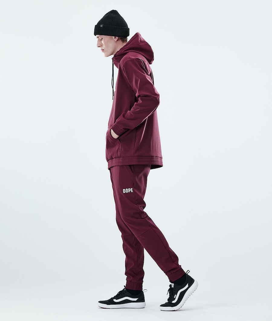 Dope Flight PO Hoodie Herren Bordeaux | AL3612947