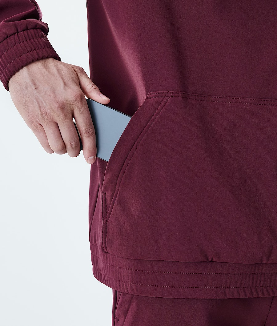 Dope Flight PO Hoodie Herren Bordeaux | AL3612947