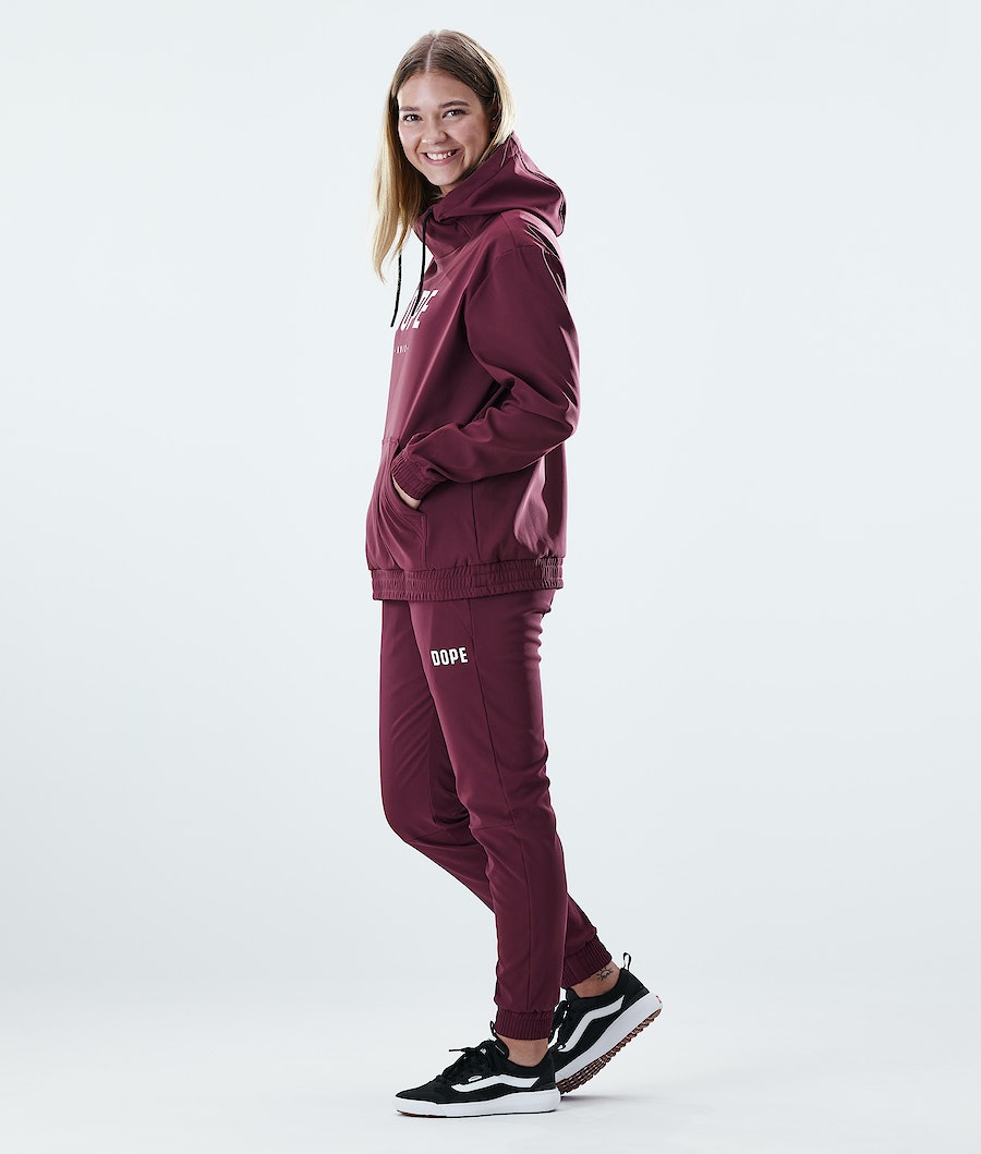 Dope Flight W PO Hoodie Damen Bordeaux | RO4657209