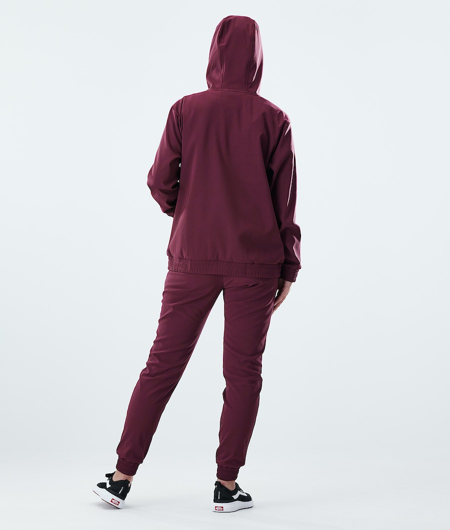 Dope Flight W PO Hoodie Damen Bordeaux | RO4657209