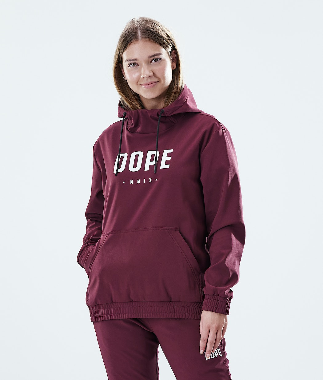 Dope Flight W PO Hoodie Damen Bordeaux | RO4657209