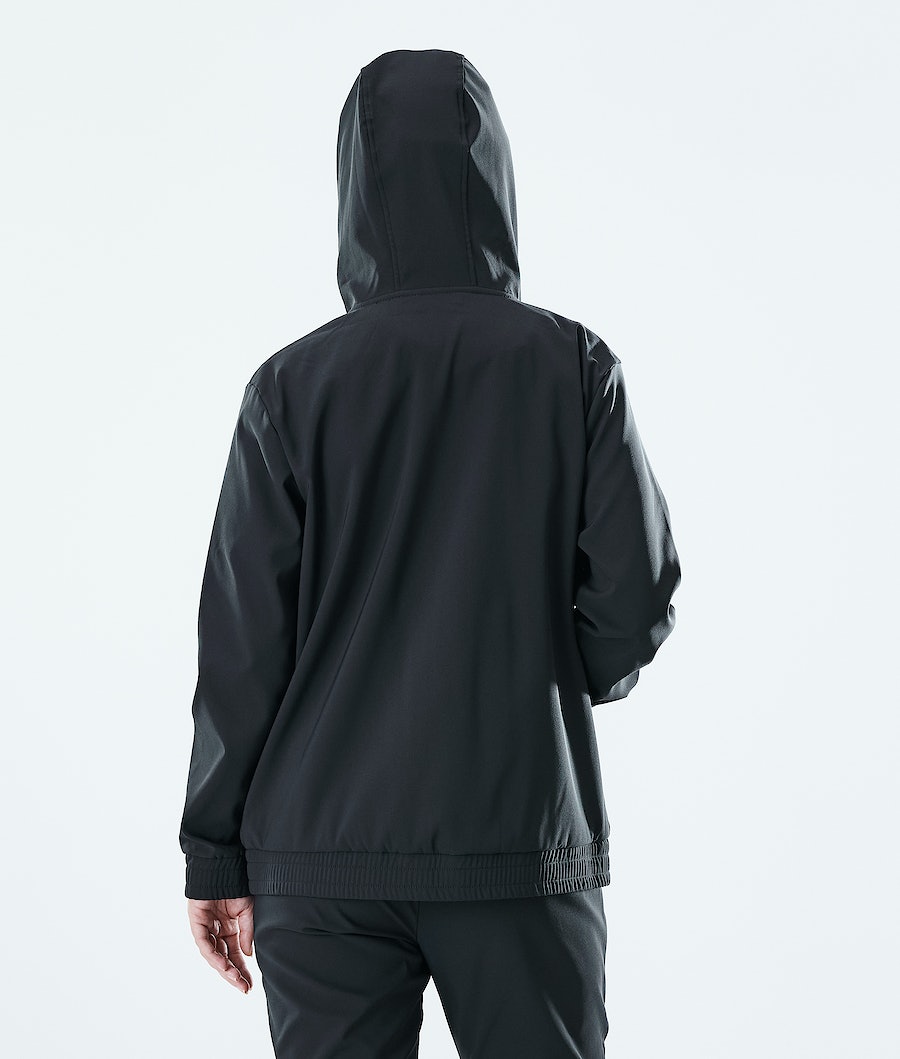 Dope Flight W Zip Hoodie Damen Schwarz | KX4326805
