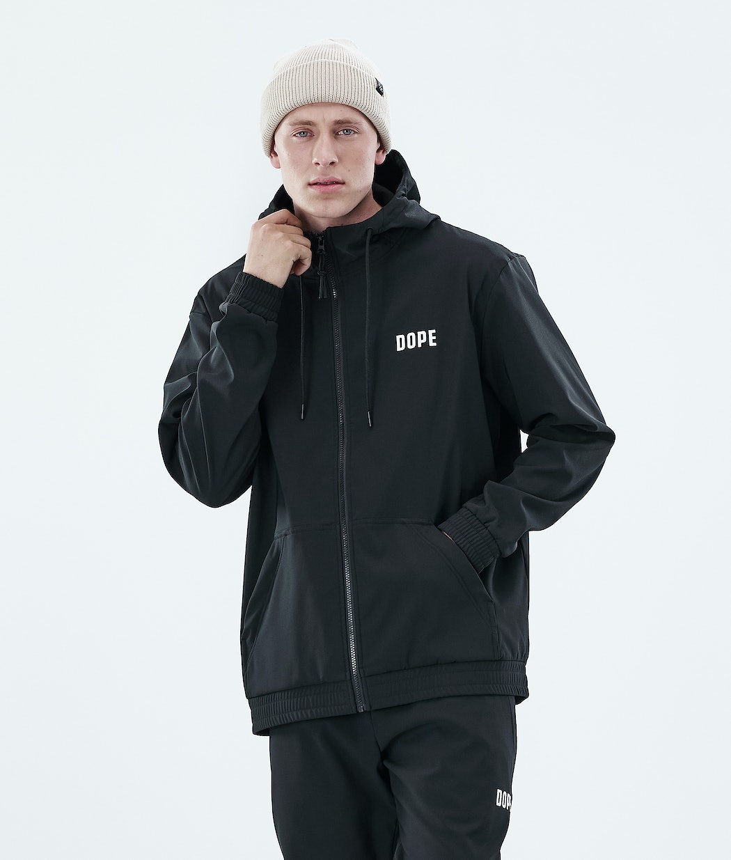 Dope Flight Zip Hoodie Herren Schwarz | MC4836109