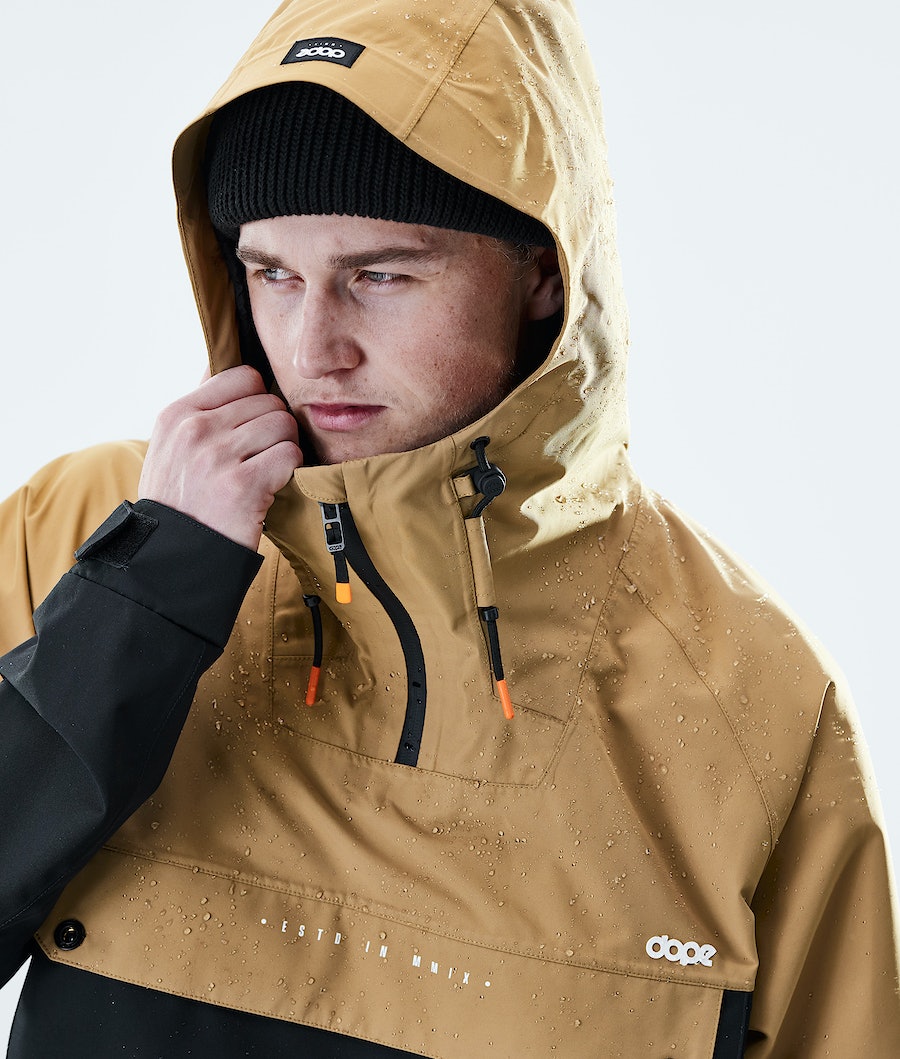 Dope Hiker Skijacke Herren Gold Schwarz | RZ7150682
