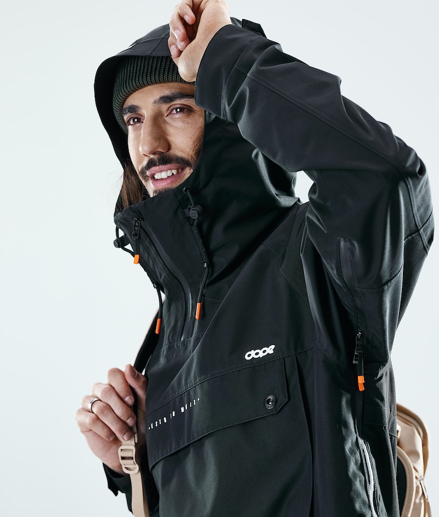 Dope Hiker Skijacke Herren Schwarz | SE0894532