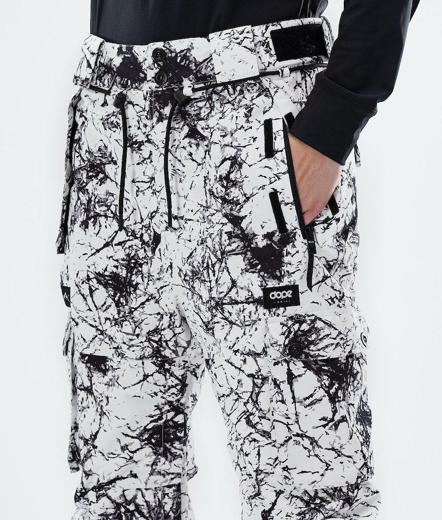 Dope Iconic W 2021 Snowboardhosen Damen Weiß Schwarz | DL5283794