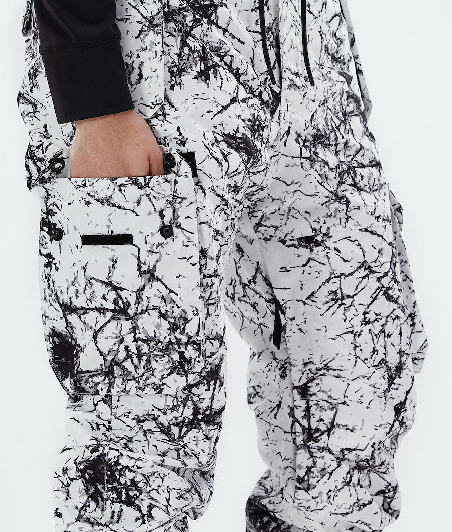 Dope Iconic W 2021 Snowboardhosen Damen Weiß Schwarz | DL5283794