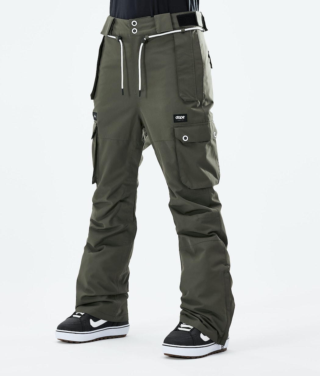 Dope Iconic W 2021 Snowboardhosen Damen Olivgrün Grün | TR9674013