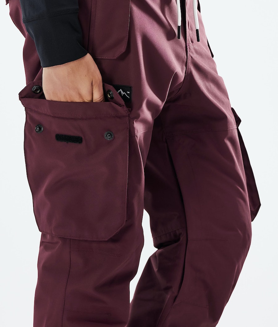 Dope Iconic W 2021 Snowboardhosen Damen Bordeaux | YH8536021
