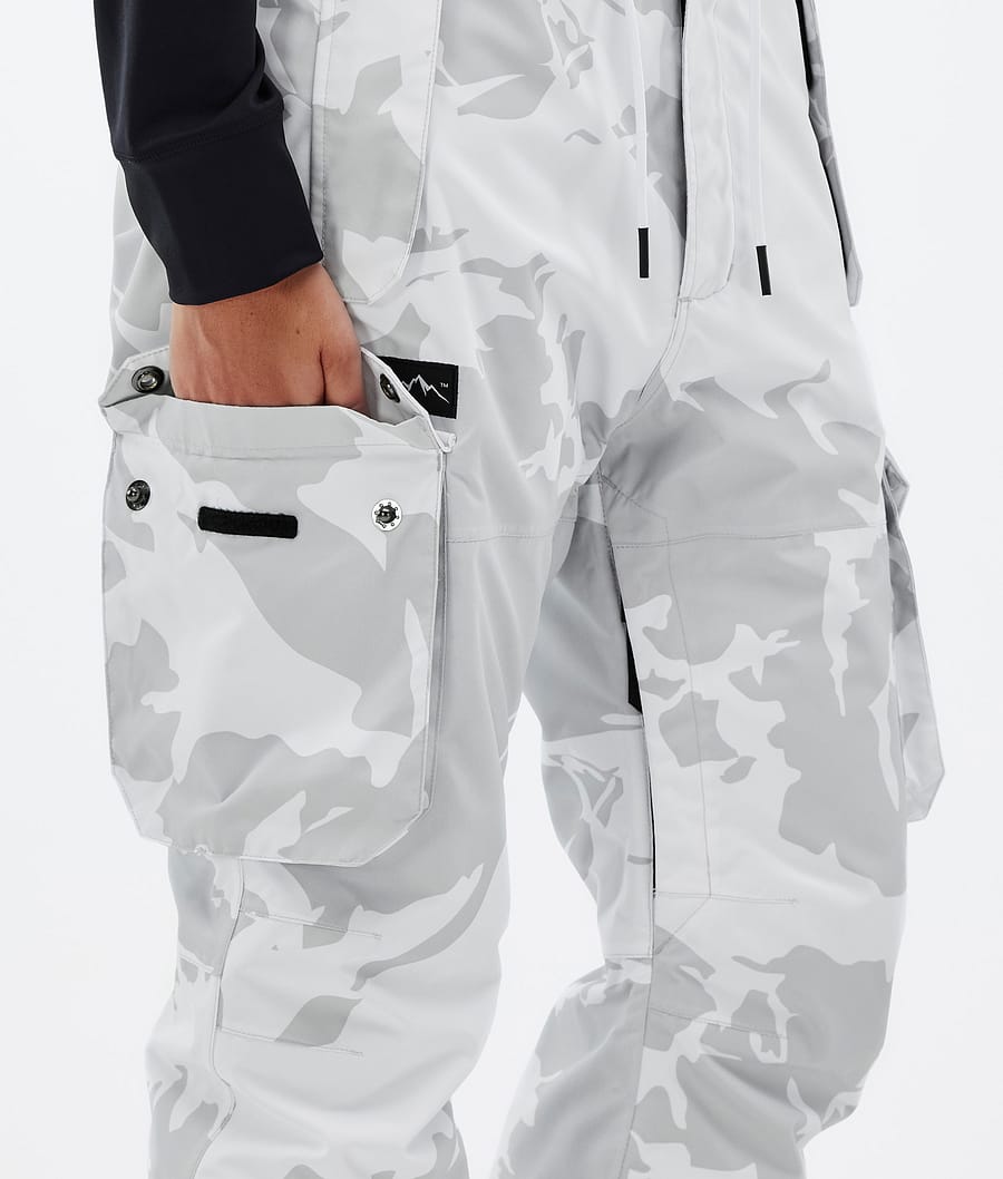 Dope Iconic W Snowboardhosen Damen Grau Camouflage | HY1685930