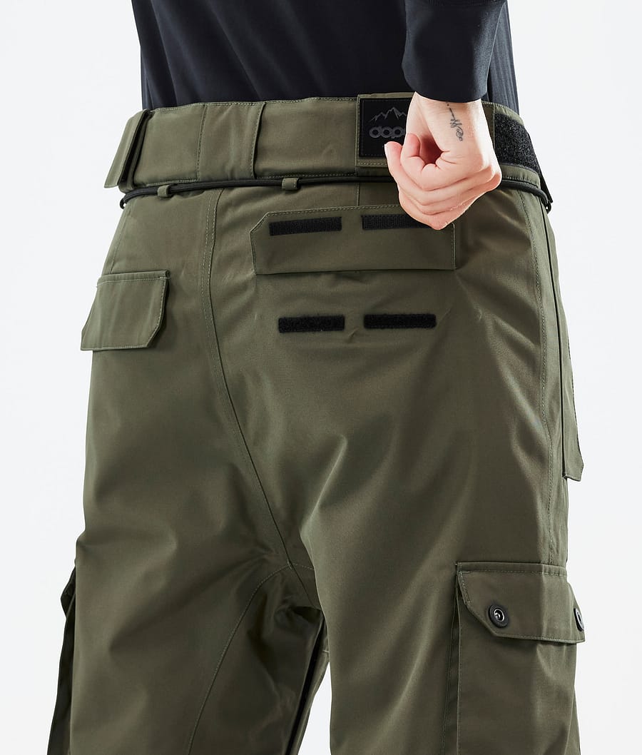 Dope Iconic W Snowboardhosen Damen Olivgrün Grün | GJ4761832