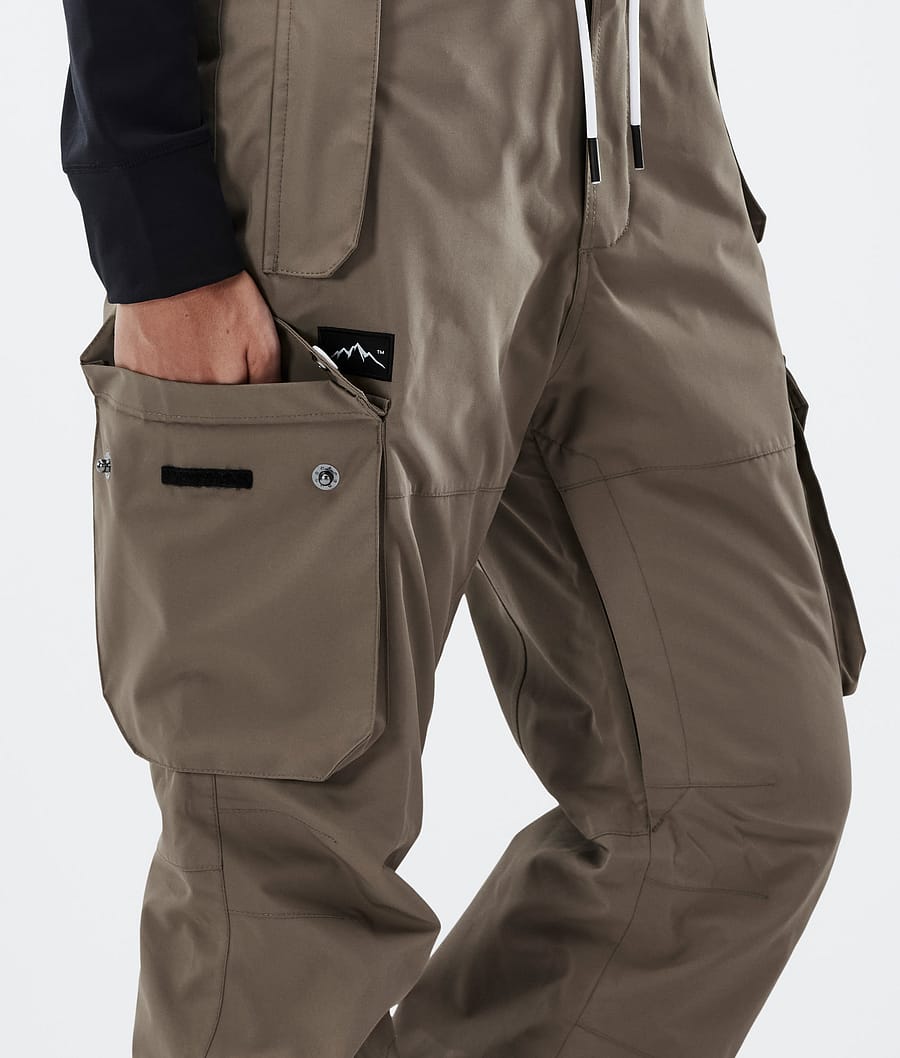 Dope Iconic W Snowboardhosen Damen Tiefesbraun | EX0921835